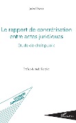 Cover-Bild zum Titel 'Le rapport de concrétisation entre actes juridiques' von 'David'