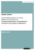 Cover-Bild zum Titel 'Auf die Helfer kommt es an! - Die Mitarbeiterbefragung als Evaluationsinstrument ehrenamtlicher Strukturen beim Malteser Hilfsdienst' von 'Michael Schmale'