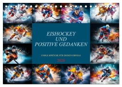 Cover-Bild zum Titel 'Eishockey und positive Gedanken (Tischkalender 2026 DIN A5 quer), CALVENDO Monatskalender' von 'Dirk Meutzner'