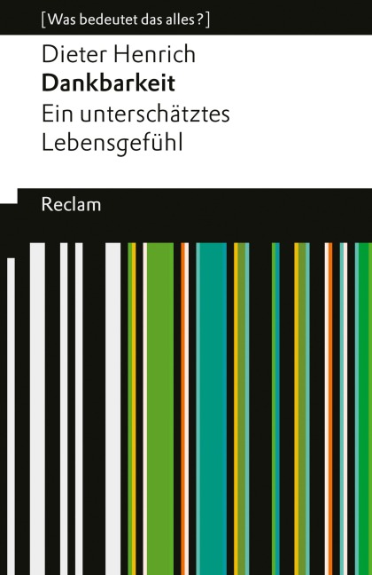 Dankbarkeit - Dieter Henrich