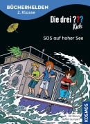 Cover-Bild zum Titel 'Die drei ??? Kids, Bücherhelden 2. Klasse, SOS auf hoher See' von 'Ulf Blanck'
