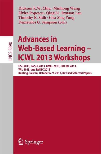 Advances in Web-Based Learning - ICWL 2013 Workshops - 
