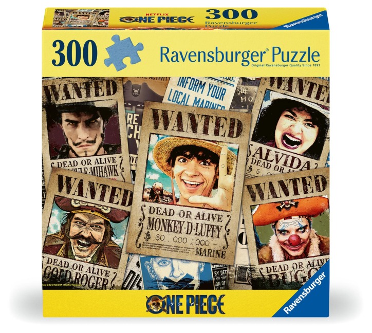 Erwachsenenpuzzle 300 Teile - One Piece - Wanted! - 