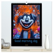 Cover-Bild zum Titel 'Good morning dog (hochwertiger Premium Wandkalender 2026 DIN A2 hoch), Kunstdruck in Hochglanz' von 'Anja Krummeck'