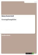 Cover-Bild zum Titel 'Gesetzgebungslehre' von 'Nancy Kunze-Groß'