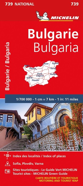 Michelin Bulgarien 1:700 000 - 