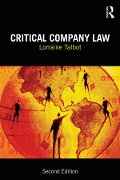 Cover-Bild zum Titel 'Critical Company Law' von 'Lorraine Talbot'