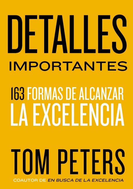 Detalles importantes - Thomas J. Peters