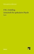 Cover-Bild zum Titel 'Zeitschrift für spekulative Physik' von 'F. W. J. Schelling'