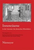 Innenräume in der Literatur des deutschen Mittelalters - 
