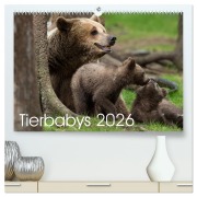 Cover-Bild zum Titel 'Tierbabys 2026 (hochwertiger Premium Wandkalender 2026 DIN A2 quer), Kunstdruck in Hochglanz' von 'Johann Schörkhuber'