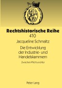 Cover-Bild zum Titel 'Die Entwicklung Der Industrie- und Handelskammern' von 'Jacqueline Schmaltz'