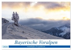 Cover-Bild zum Titel 'Bayerische Voralpen - traumhafte Perspektiven (Wandkalender 2026 DIN A3 quer), CALVENDO Monatskalender' von 'Thomas Rosier (Videografic)'