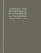 Cover-Bild zum Titel 'Jahrbuch für orthopädische Chirurgie' von 'Paul Glaessner'