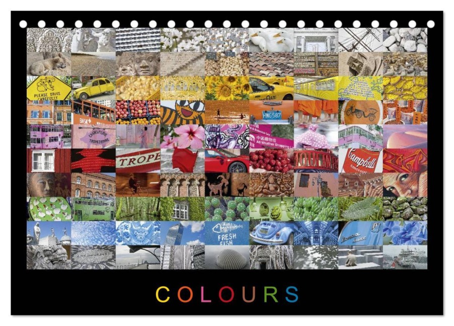 Colours (Tischkalender 2026 DIN A5 quer), CALVENDO Monatskalender - Martin Ristl
