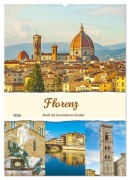 Cover-Bild zum Titel 'Florenz - Stadt mit besonderem Zauber (Wandkalender 2026 DIN A2 hoch), CALVENDO Monatskalender' von 'Nina Schwarze'