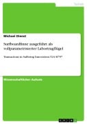 Cover-Bild zum Titel 'Surfboardfinne ausgeführt als vollparametrisierter Labortragflügel' von 'Michael Dienst'