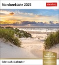 Nordseeküste Sehnsuchtskalender 2025 - Wochenkalender mit 53 Postkarten - 