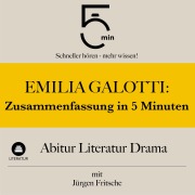 Cover-Bild zum Titel 'Emilia Galotti: Zusammenfassung in 5 Minuten' von 'Jürgen Fritsche, Lektüreliste, Minuten'