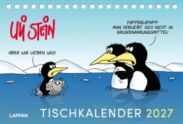 Cover-Bild zum Titel 'Uli Stein Tischkalender 2027: Monatskalender zum Aufstellen' von 'Uli Stein'
