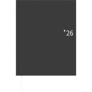 Cover-Bild zum Titel 'Wochenbuch anthrazit 2026 - Bürokalender 21x26,5 cm - 1 Woche auf 2 Seiten - mit Registerschnitt und Fadensiegelung - Notizbuch - 739-2621' von ''
