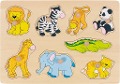 Cover-Bild zum Titel 'Steckpuzzle Zootiere' von ''