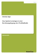 Cover-Bild zum Titel 'Das Spielervermögen in der Rechnungslegung des Profifußballs' von 'Christian Jäger'