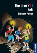 Cover-Bild zum Titel 'Die drei ??? Kids, 7, Gruft der Piraten (drei Fragezeichen Kids)' von 'Ulf Blanck'