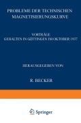 Cover-Bild zum Titel 'Probleme der Technischen Magnetisierungskurve' von ''