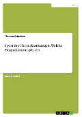 Cover-Bild zum Titel 'Sport mit Herzerkrankungen. Welche Möglichkeiten gibt es?' von 'Thiemo Schubert'
