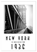 Cover-Bild zum Titel 'New York in Ansichten von 1936 (Wandkalender 2027 DIN A2 hoch), CALVENDO Monatskalender' von 'Christian Müringer'