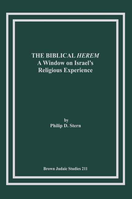 The Biblical Herem - Philip D. Stern