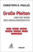 Cover-Bild zum Titel 'Große Pleiten' von 'Christoph Georg Paulus'