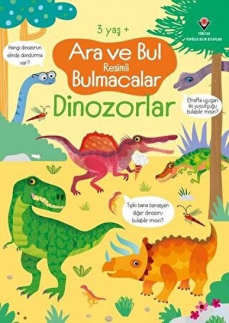 Ara ve Bul Resimli Bulmacalar - Dinozorlar - Gareth Lucas