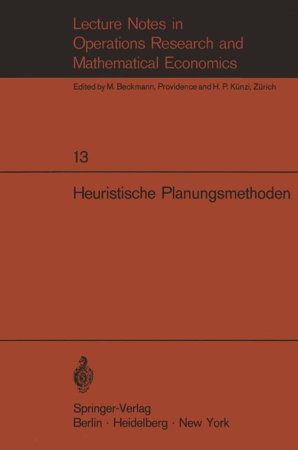 Heuristische Planungsmethoden - 