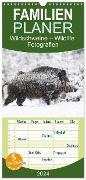 Familienplaner 2024 - Wildschweine ¿ Wildlife Fotografien mit 5 Spalten (Wandkalender, 21 x 45 cm) CALVENDO - Michael Breuer