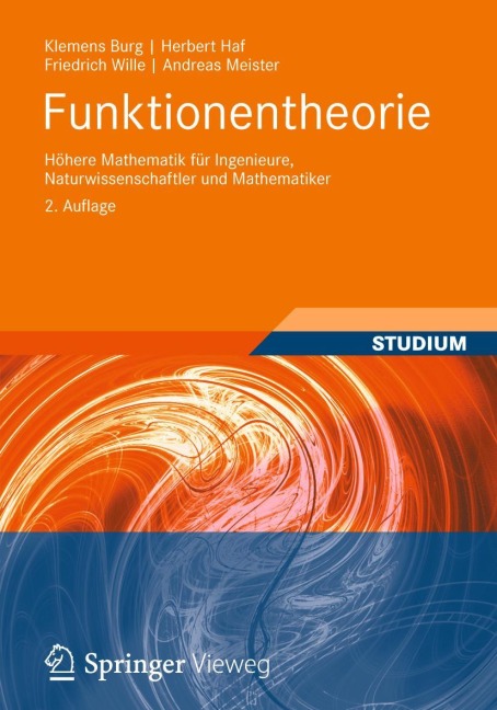 Funktionentheorie - Klemens Burg, Andreas Meister, Friedrich Wille, Herbert Haf