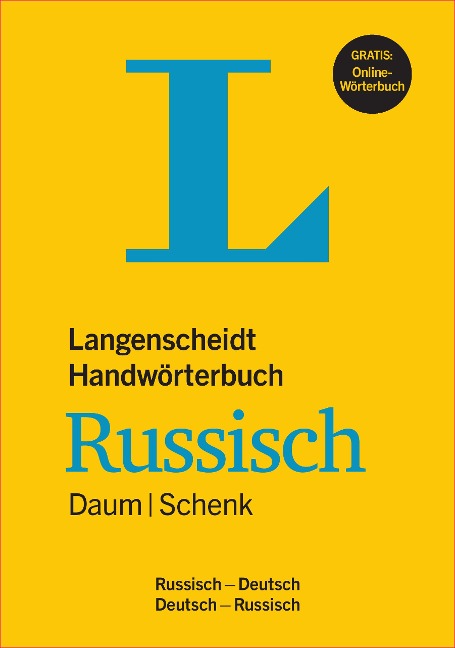 Langenscheidt Handwörterbuch Russisch Daum/Schenk - Buch mit Online-Anbindung - Edmund Daum, Werner Schenk