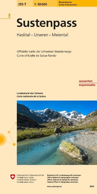 Swisstopo 1 : 50 000 Sustenpass - 