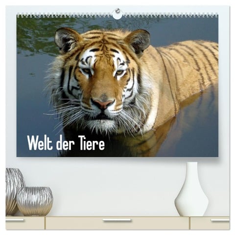 Welt der Tiere (hochwertiger Premium Wandkalender 2025 DIN A2 quer), Kunstdruck in Hochglanz - Tanja Riedel