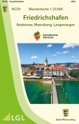 Cover-Bild zum Titel 'W270 Wanderkarte 1:25 000 Friedrichshafen' von ''