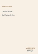 Cover-Bild zum Titel 'Deutschland' von 'Heinrich Heine'