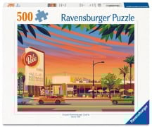 Cover-Bild zum Titel 'Erwachsenenpuzzle 500 Teile - Amerikanisches Diner' von ''