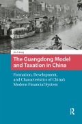 Cover-Bild zum Titel 'The Guangdong Model and Taxation in China' von 'Jin-A Kang'