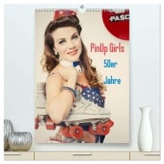 PinUp Girls 50er Jahre (hochwertiger Premium Wandkalender 2026 DIN A2 hoch), Kunstdruck in Hochglanz - Grandma Productions