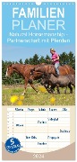 Familienplaner 2024 - Natural Horsemanship - Partnerschaft mit Pferden mit 5 Spalten (Wandkalender, 21 x 45 cm) CALVENDO - Meike Bölts
