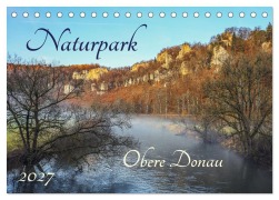 Cover-Bild zum Titel 'Naturpark Obere Donau (Tischkalender 2027 DIN A5 quer), CALVENDO Monatskalender' von 'Blattart Christine Horn'