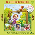 4 auf einen Streich - Meine Märchenpuzzle-Box mit CD - 