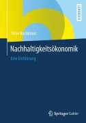 Cover-Bild zum Titel 'Nachhaltigkeitsökonomik' von 'Peter Bartelmus'