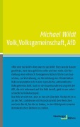Cover-Bild zum Titel 'Volk, Volksgemeinschaft, AfD' von 'Michael Wildt'